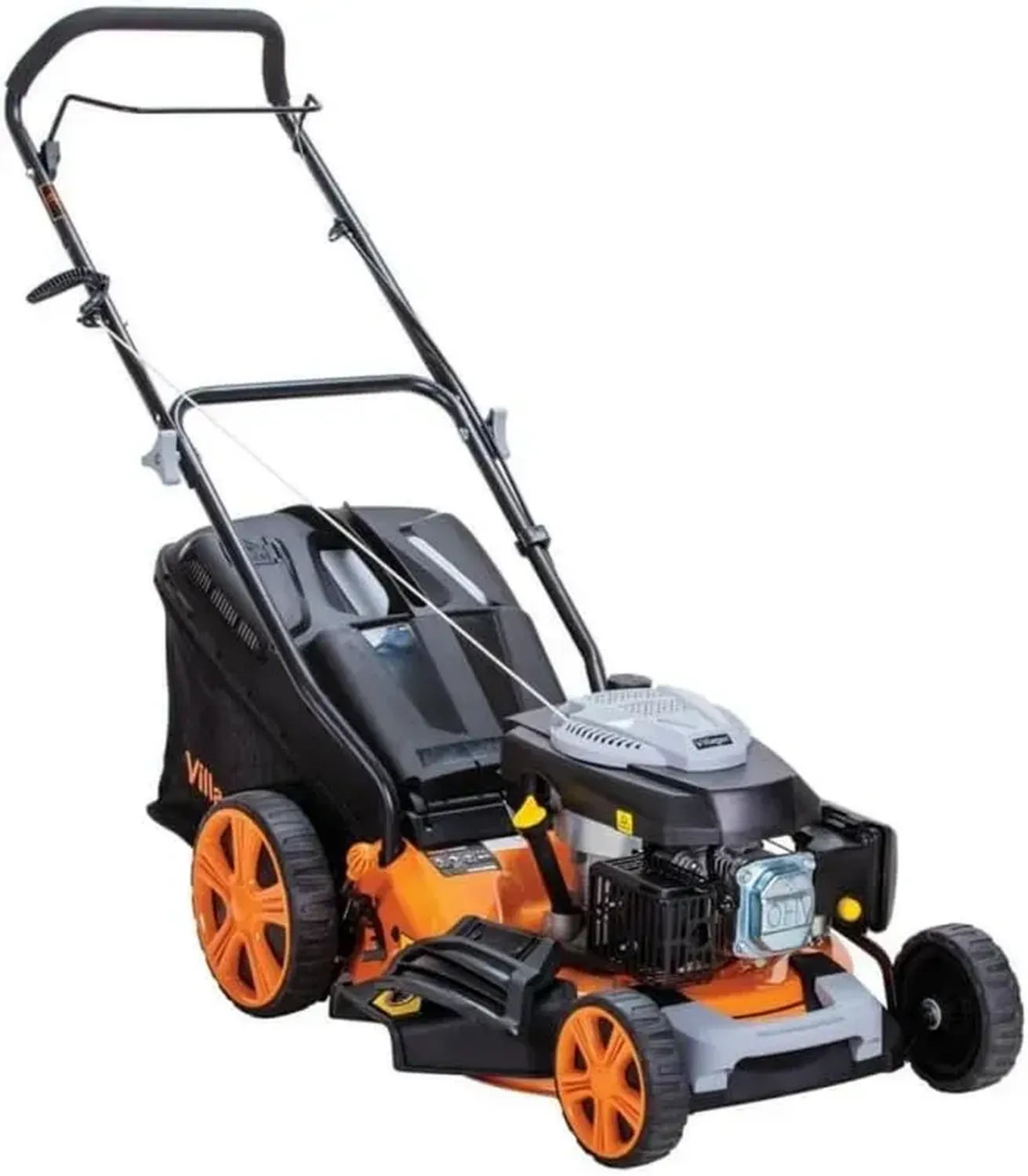 Tondeuse à Gazon Thermique 146cc, Mulching, 4 en 1, Largeur de Coupe 46cm