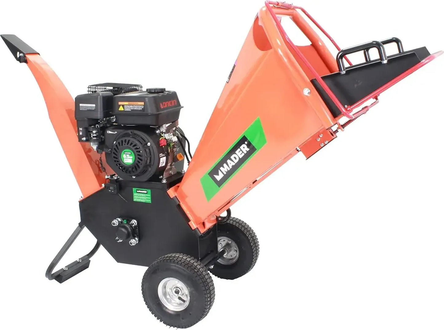 Broyeur de Jardin 6,5 CV, Branches et Feuilles jusqu'à 100 mm - MADER®