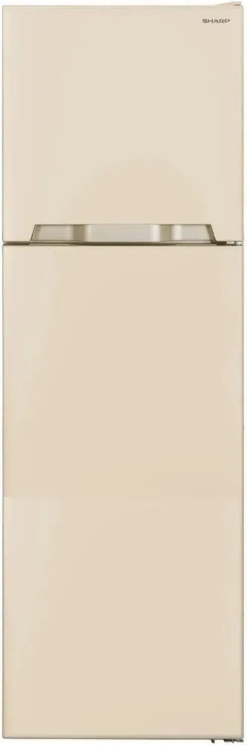 Réfrigérateur Sharp à deux portes, 311L, No Frost, Classe E, Beige
