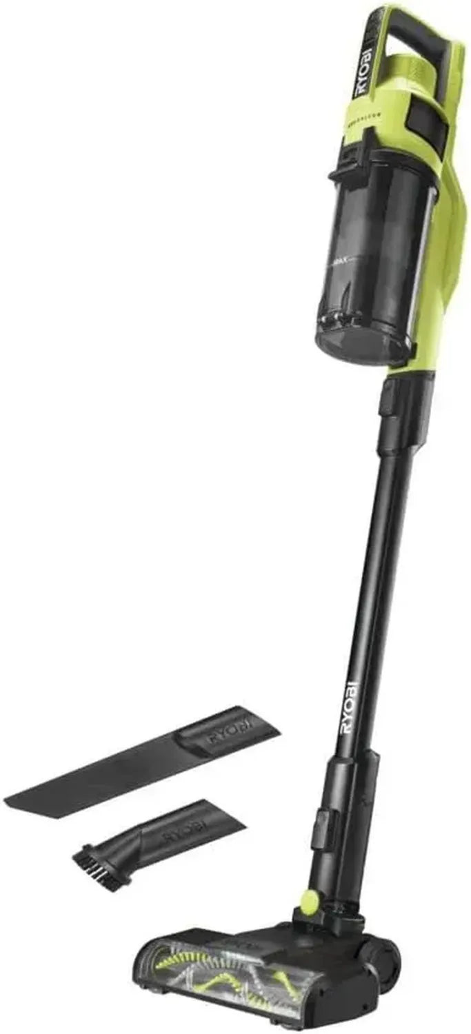 RYOBI - Aspirateur Balai Sans Fil Silencieux avec Technologie Anti-Enchevêtrement