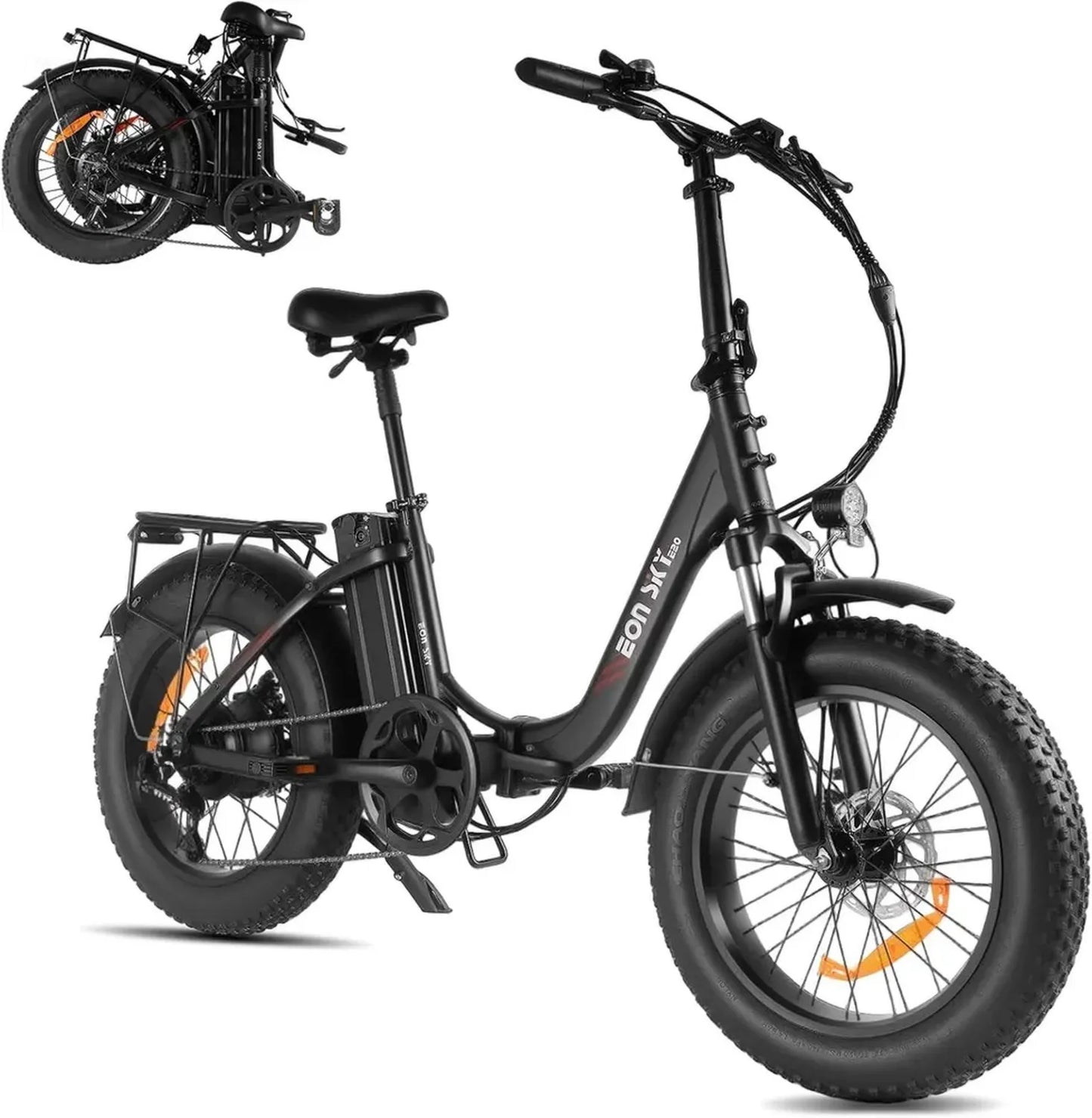 Vélo Électrique Pliable 20' Fatbike - VTT 250W, Batterie 48V 15.6Ah, 7 Vitesses - Adulte Tout-Terrain