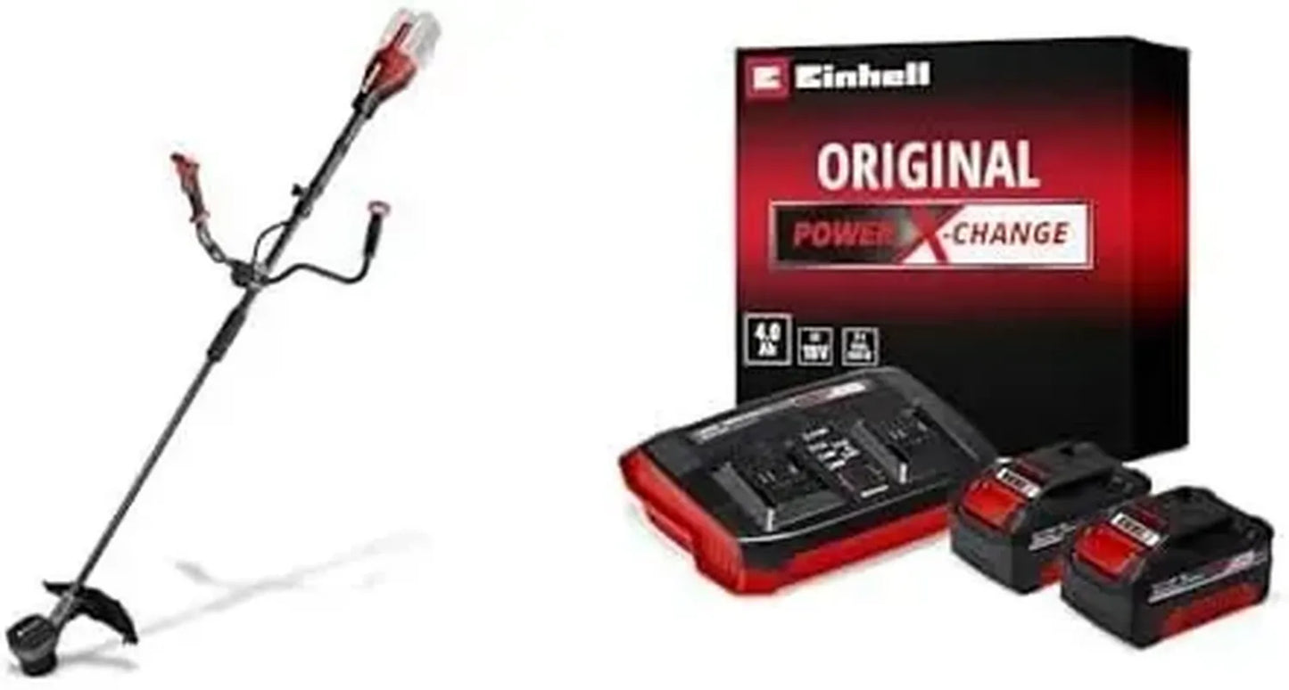 Débroussailleuse sans fil Einhell 36V, 43 cm avec chargeur et batteries