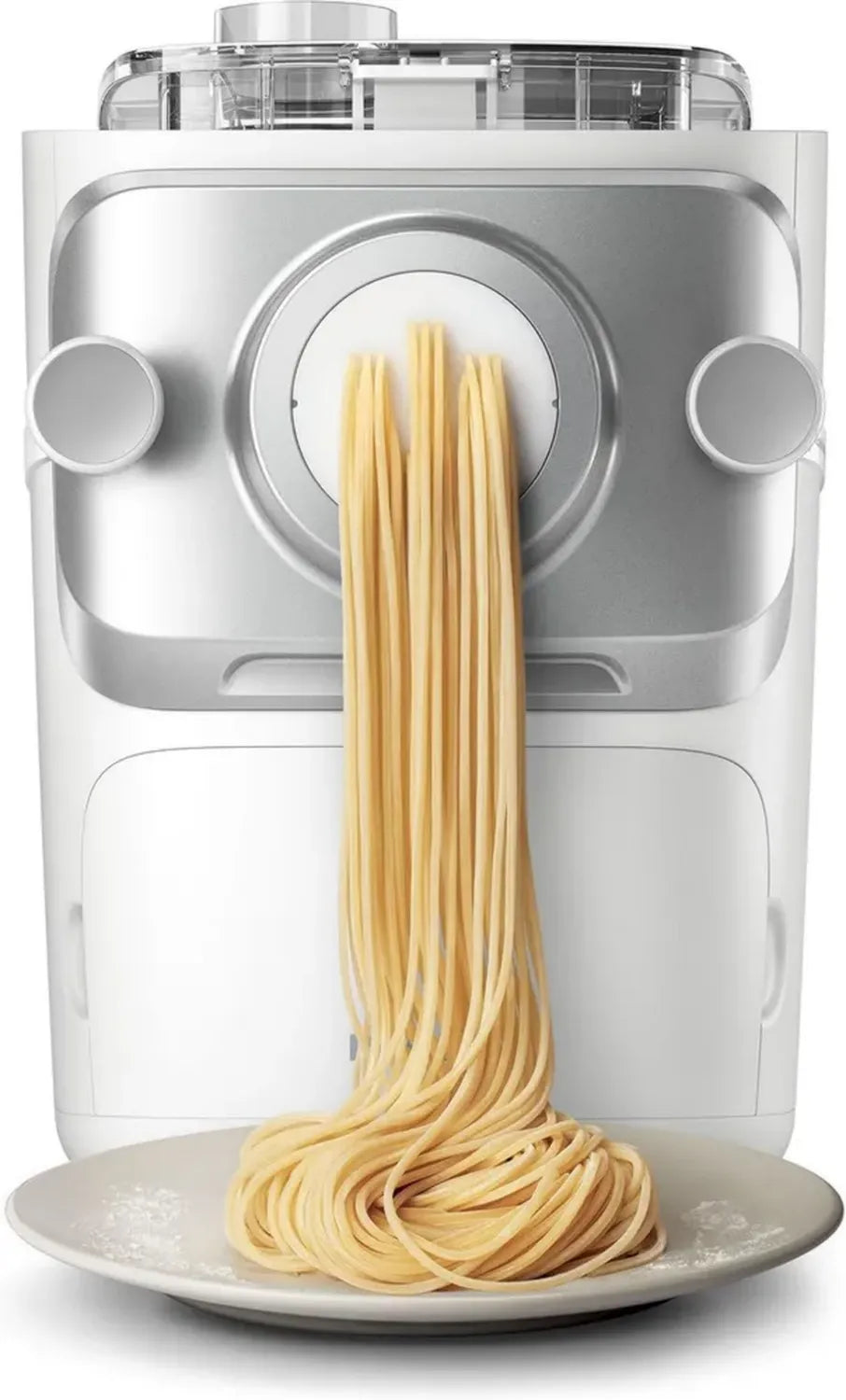 Philips Série 7000 Appareil à Pâtes – ProExtrude, Capacité Polyvalente, 8 Disques de Façonnage, Nettoyage Facile, 8 Portions, Blanc (HR2660/03)