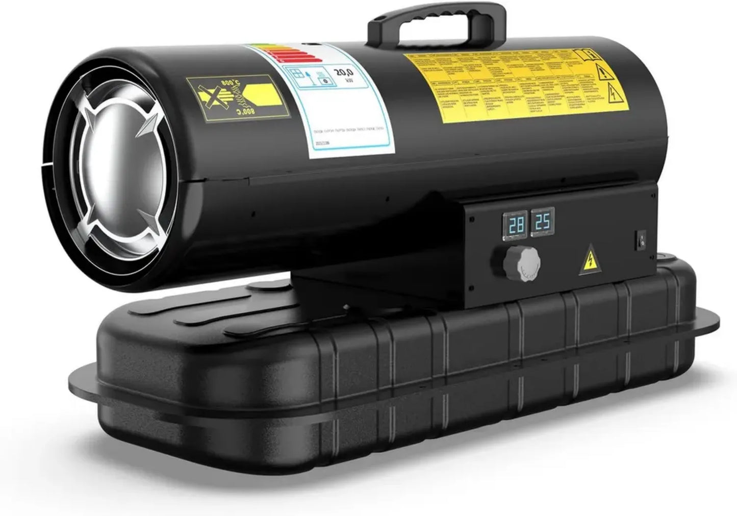 Chauffage Diesel 20 kW avec Thermostat et Grand Réservoir pour Ateliers et Chantiers