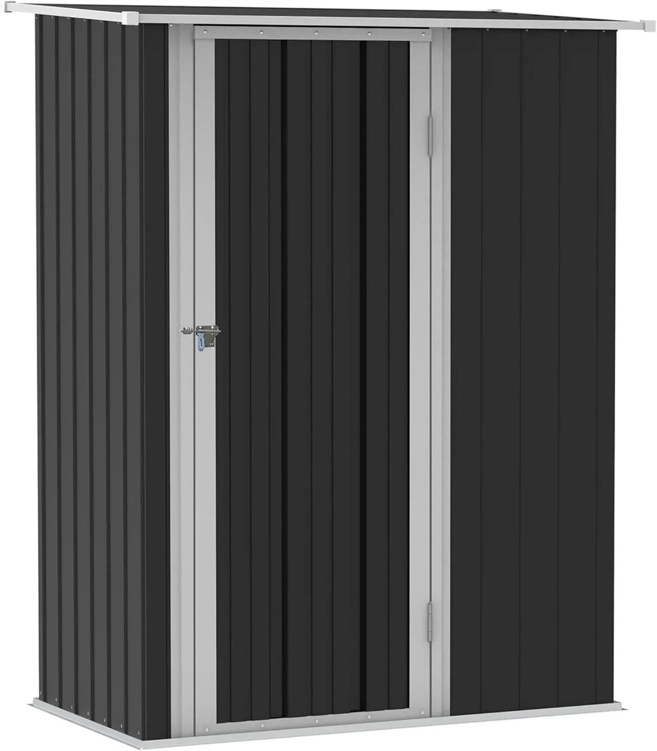 Abri de Jardin Métallique Outsunny 1 m² avec Porte Verrouillable