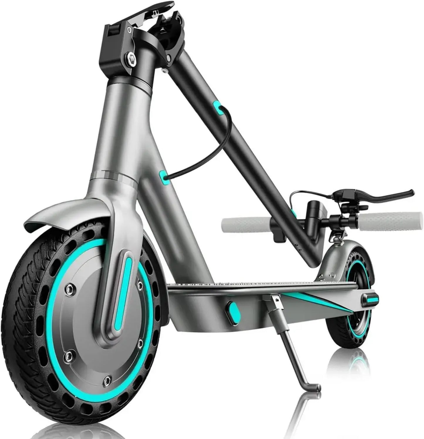 Trottinette Électrique Adulte 350W, Batterie 36V 10.5AH, Autonomie 30 km, Vitesse Max 25 km/h, Pneus 8,5' Antichoc, Capacité 120 kg