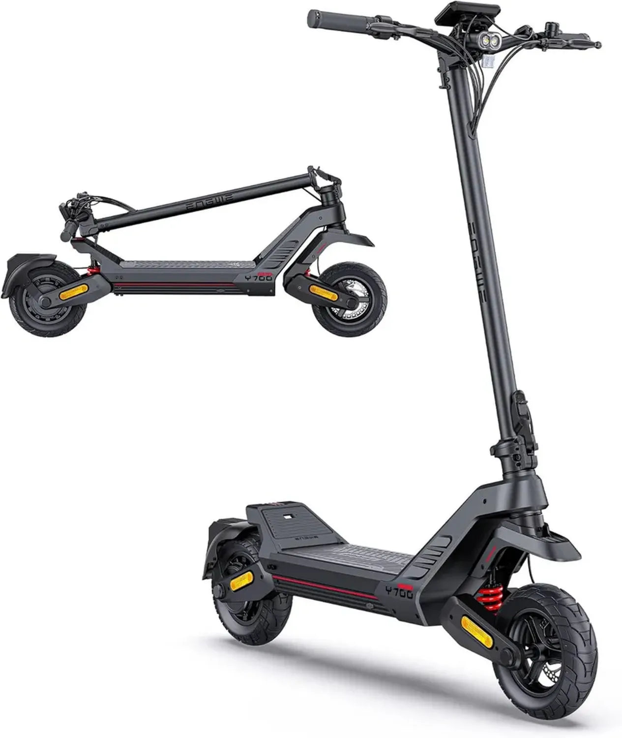 Trottinette Électrique Pliable ENGWE, Batterie 48V 18.2Ah, NFC & Bluetooth, Jusqu'à 85 km, Suspension Tout-Terrain, Modèle Y700