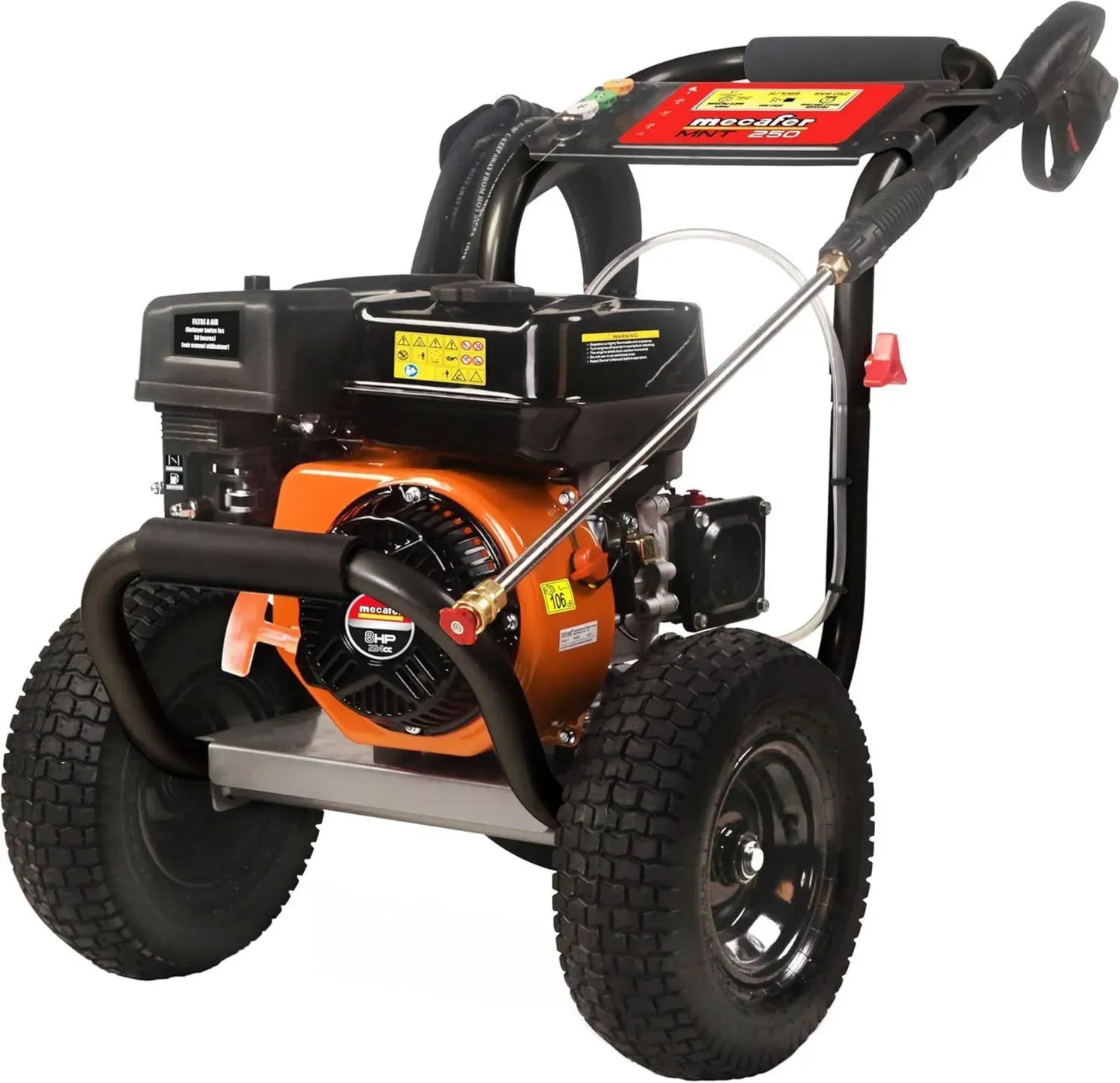 Nettoyeur Haute Pression Thermique 8HP, 250 bars, Moteur OHV 4 Temps, Pompe Laiton Annovi Reverberi
