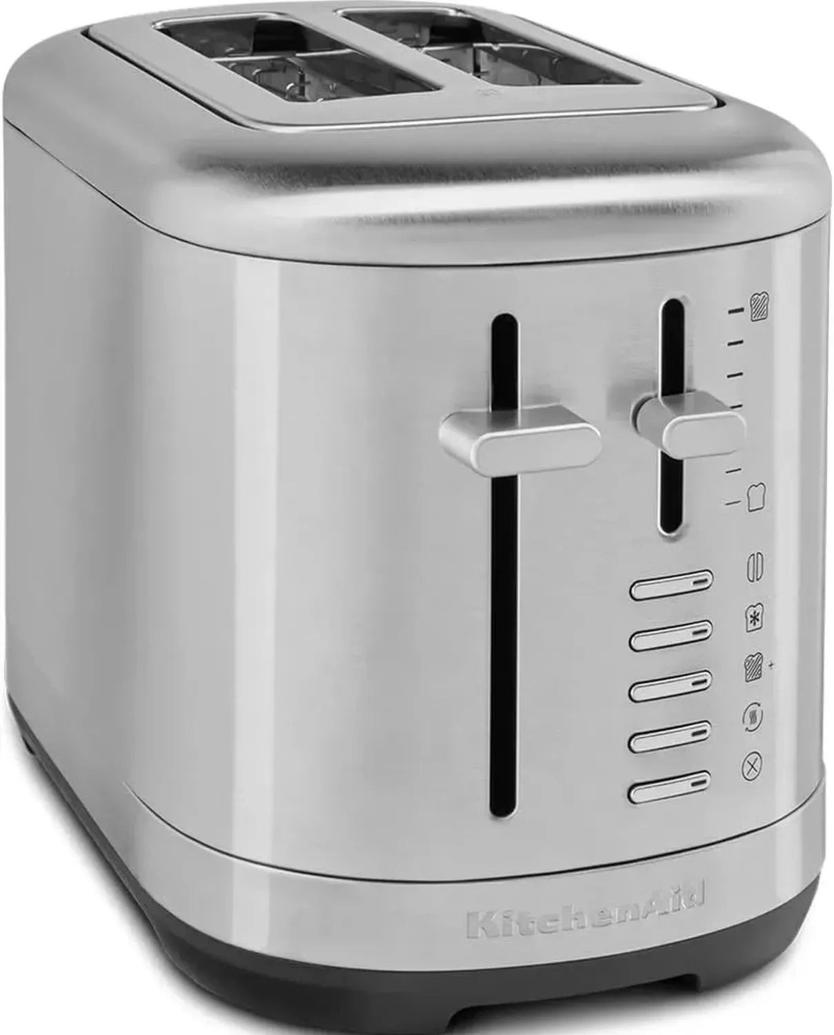 Grille-pain 2 Tranches KitchenAid avec 7 Niveaux de Brunissage et Design Vintage - Inox