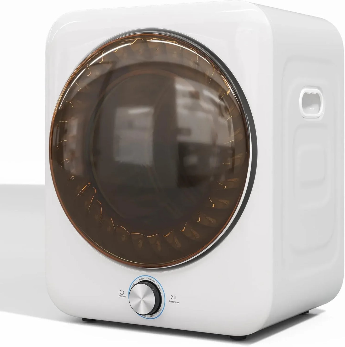 Sèche-linge Compact 3 Kg avec Capteur NTC, 8 Programmes Silencieux et Filtration Double Lavable, Installation Murale ou Libre