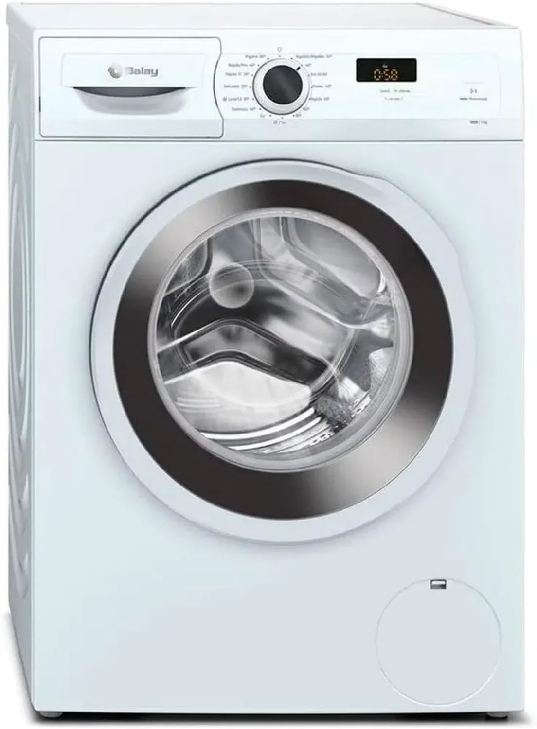 Lave-linge Frontal 7kg Balay, 1200RPM, Fonction Pause & Départ Différé, Programme Rapide, Modèle Blanc