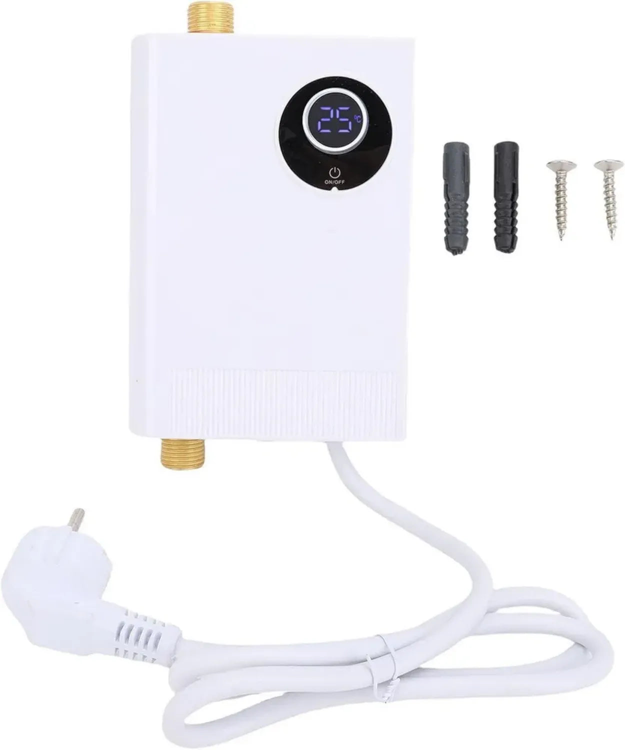 Chauffe-eau électrique instantané avec écran tactile pour cuisine et salle de bain - Modèle sous-évier, Plug UE 220V
