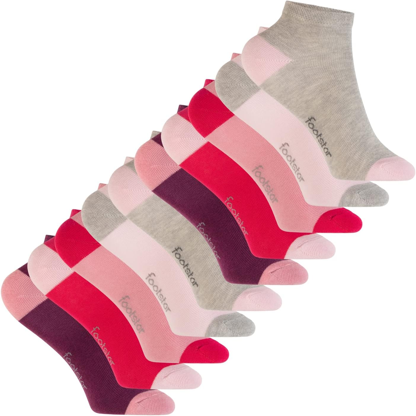 Chaussettes – pour enfant, en coton, 10 paires