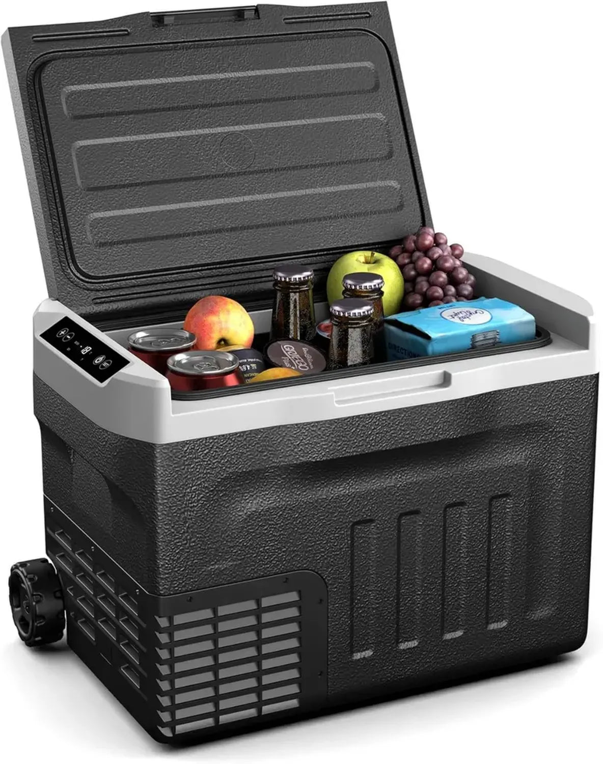 Glacière Électrique KLARSTEIN PolarForce 30L - Congélation Efficace avec Écran LCD, Plage -20°C à 20°C, Roues et Poignées Robustes, Mode Économie d'Énergie, Parfaite pour Camping et Voiture
