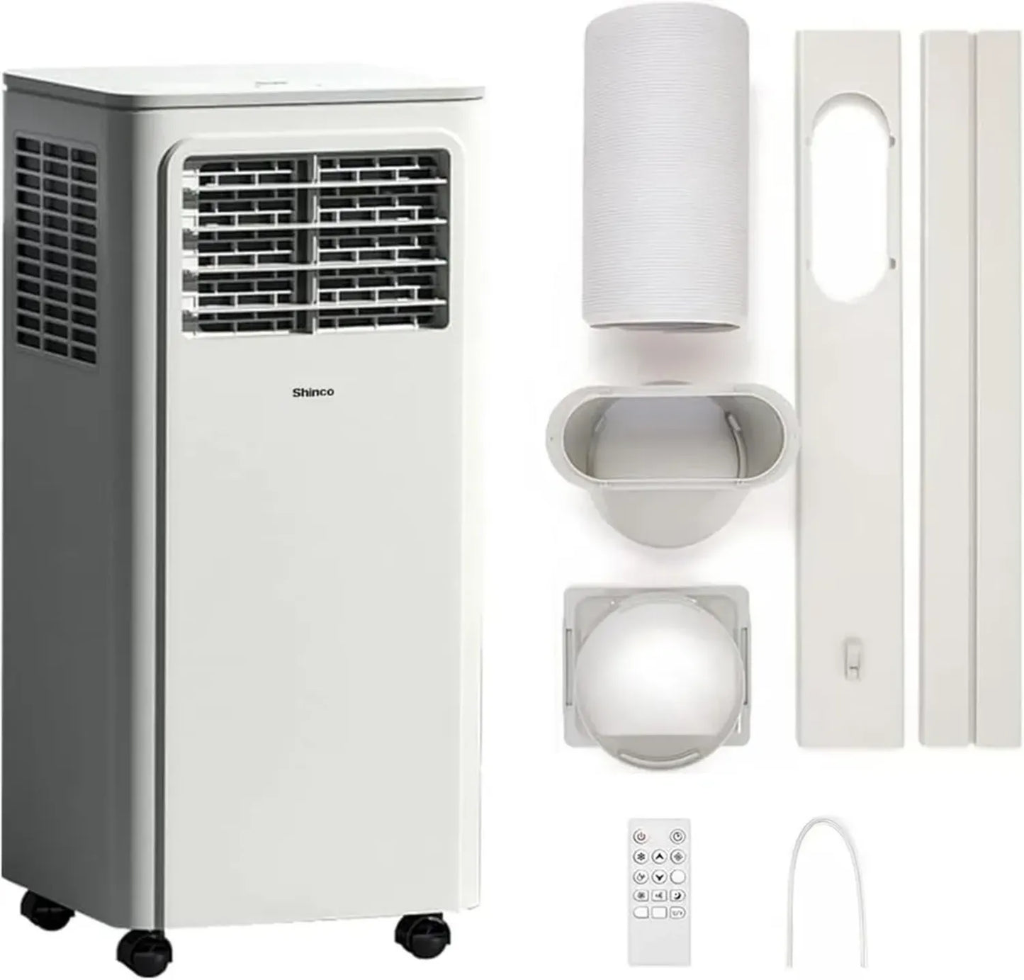 Climatiseur Portable SHINCO 7000 BTU, 54m³, Refroidissement, Ventilation et Déshumidification