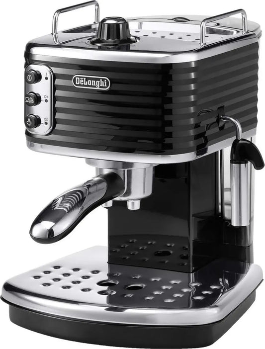Machine à Expresso Delonghi Scultura, 1100 W, Noir élégant