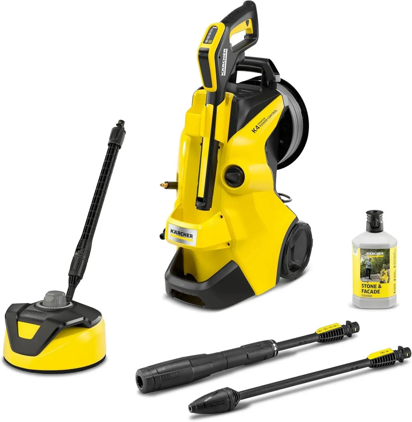 Kärcher K 4 Nettoyeur Haute Pression Premium avec Enrouleur et Kit Maison