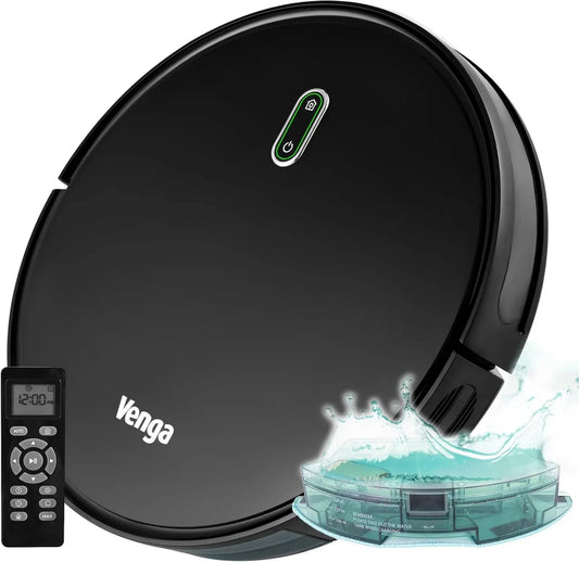 Aspirateur Robot Venga! VG RVC 3000 BK - Nettoyage Silencieux Multi-Surface