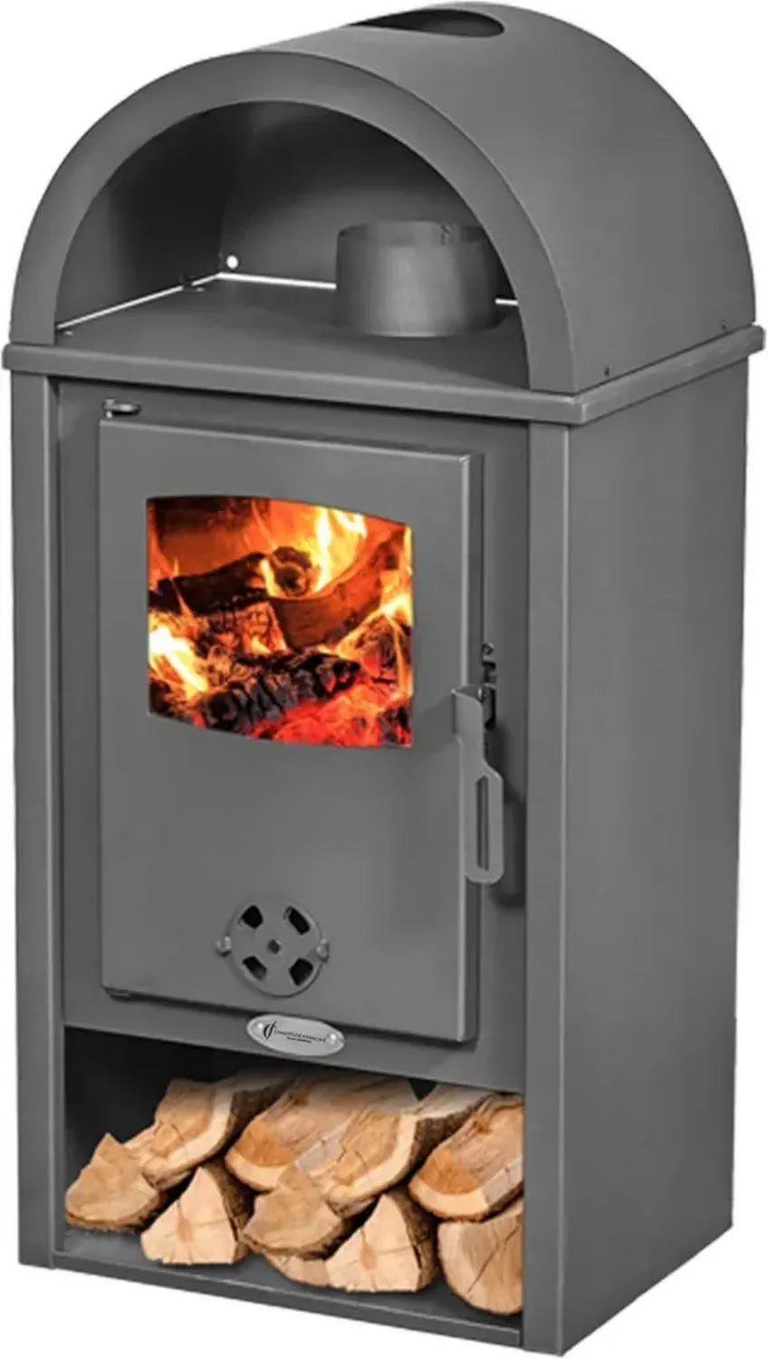 Poêle à bois Sannover Dikar 10 KW moderne et efficace