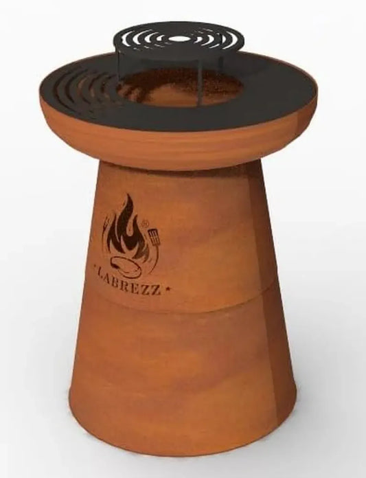 Barbecue Brasero en Bois avec Plancha et Grille