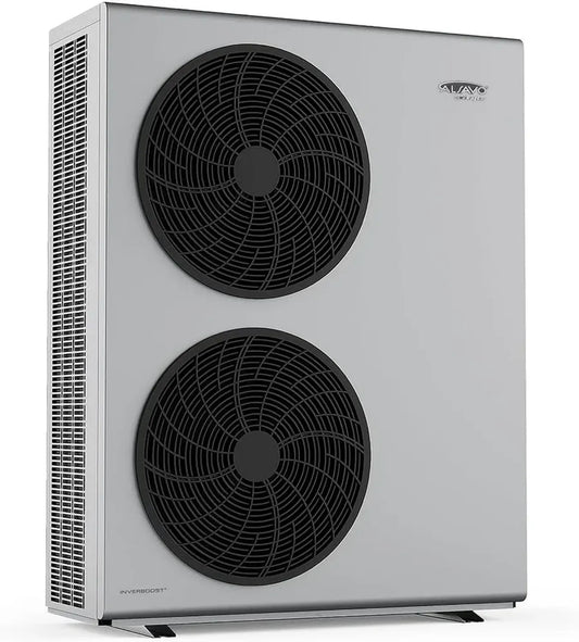 Pompe à Chaleur Monobloc Air-Eau 12 kW HEAT R32, A+++ Efficacité, Ventilateur Double, Monophasé, Chauffage & Eau Chaude