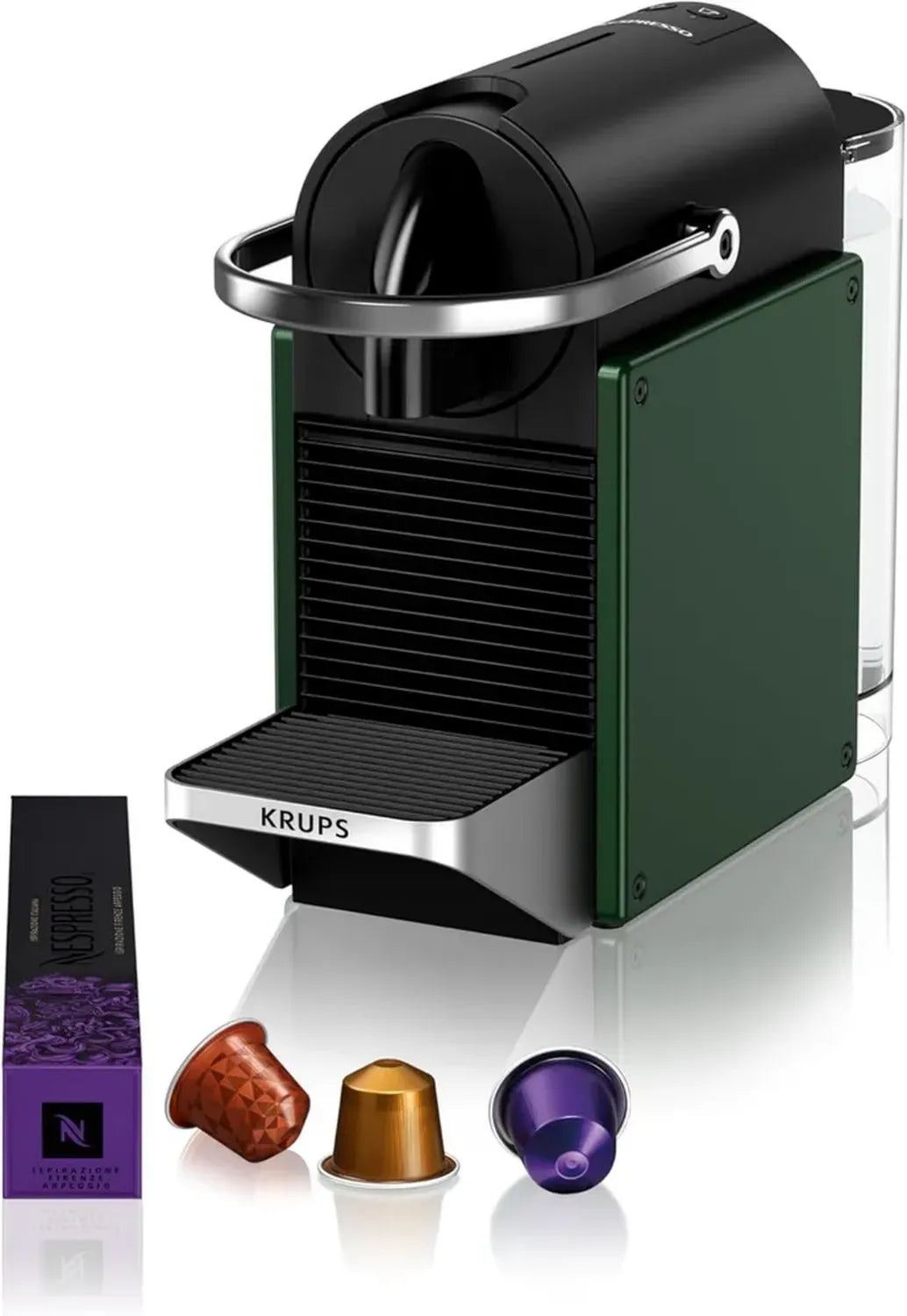 Cafetière Nespresso Krups Pixie Vert Profond YY5291FD