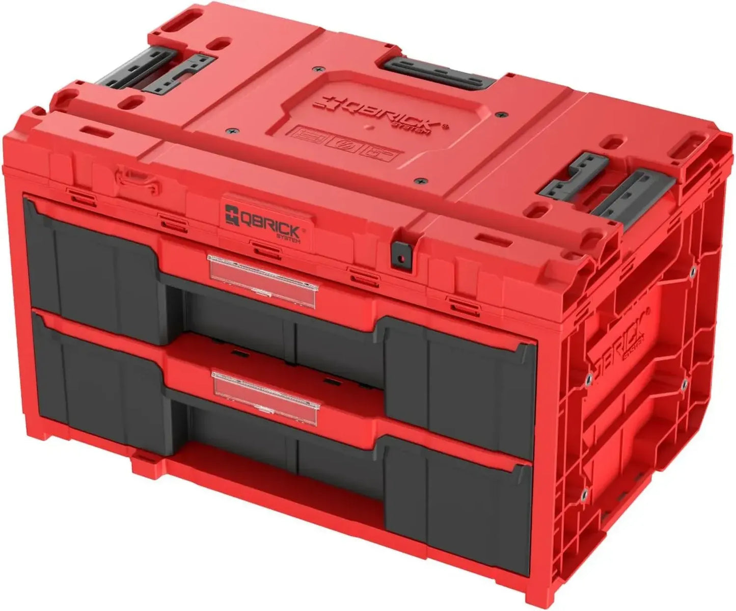 QBRICK SYSTEM Valise à Outils Drawer avec 2 Coffrets Rouge Ultra HD 587x380x340 mm