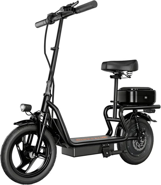 Trottinette Électrique Adulte 500W Pliable Tout Terrain avec Moteur Brushless, Vitesse 25km/h