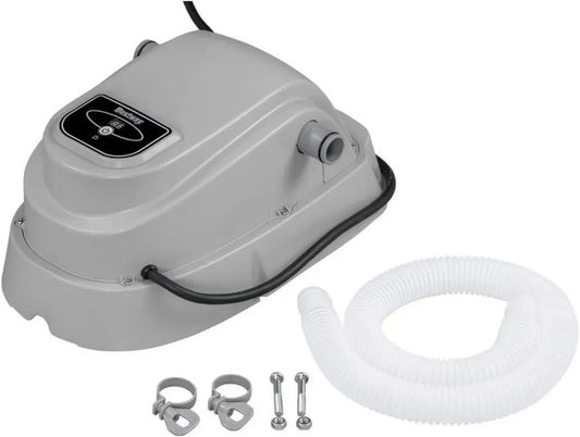 Réchauffeur de Piscine Bestway pour Bassin Hors Sol, Gris, 4,6 m