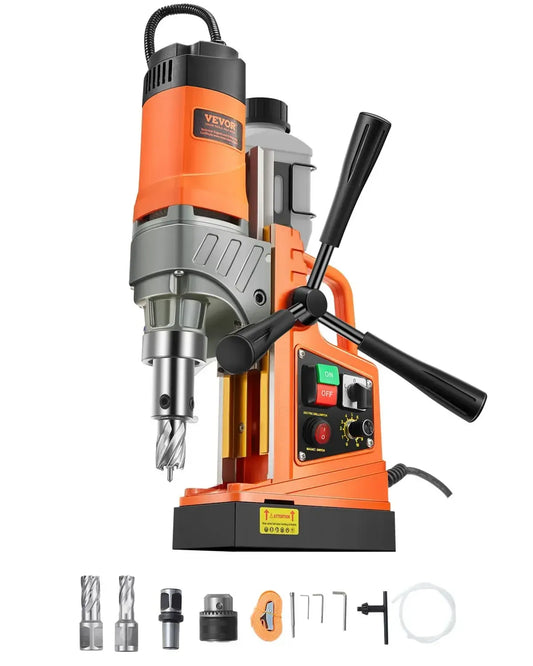 Perceuse Magnétique VEVOR, 1450W, Diamètre 40mm, 800 tr/min, Multifonction