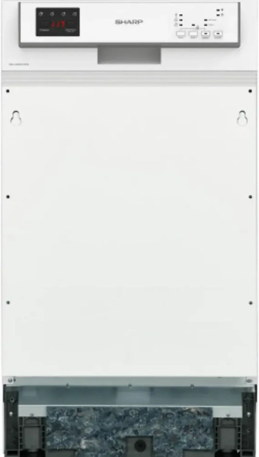 Lave-vaisselle Sharp 45 cm, 10 Couverts, 3 Programmes, Blanc