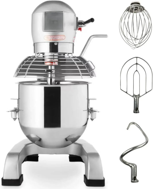 Mélangeur 10L Professionnel avec Mouvement Planétaire pour Pâtisserie