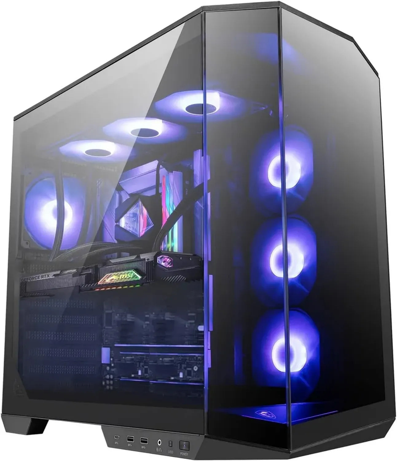 PC de Jeu VIST PZ Ryzen 7 9800X3D - 64Go RAM - NVIDIA GeForce 5070Ti - 2To SSD NVMe - WiFi - Windows 11