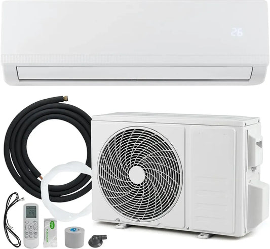 Climatiseur Réversible GOPLUS 9000 BTU avec WiFi et Pompe à Chaleur, Silencieux et Économe en Énergie, Classe A++