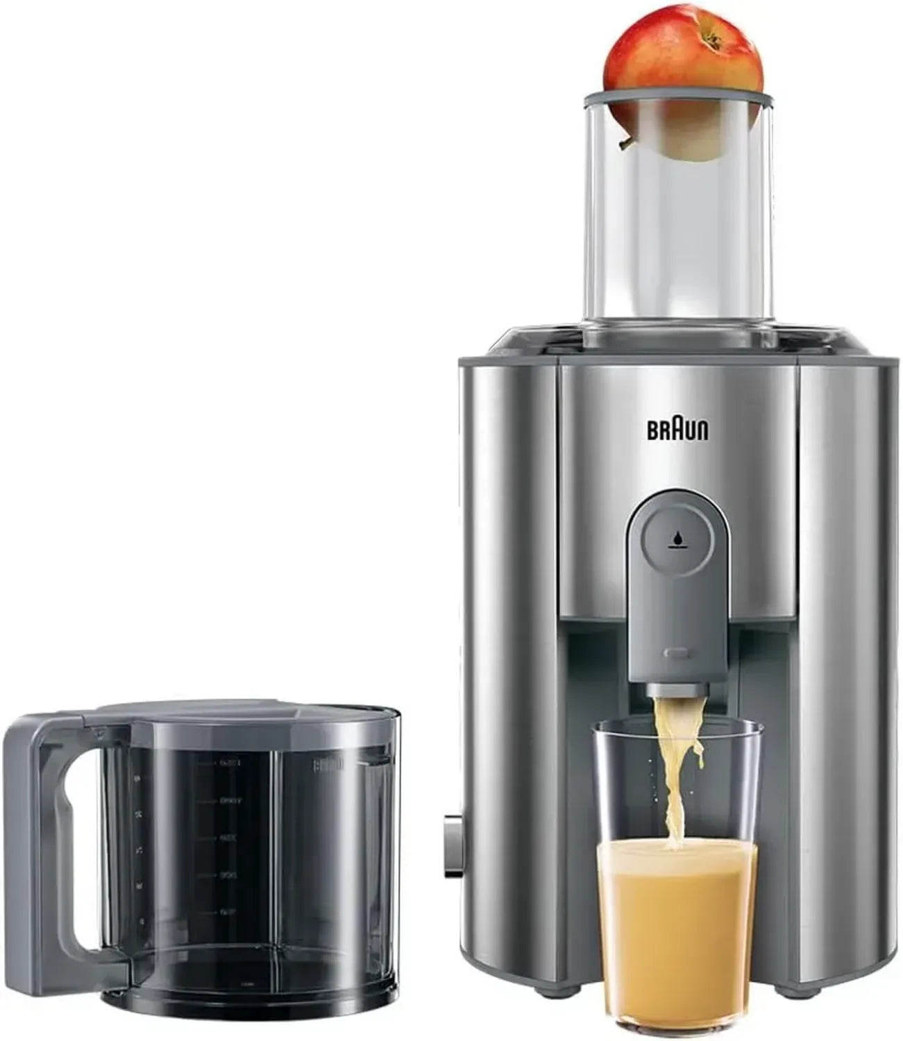 Centrifugeuse Braun J700, Extracteur de Jus Puissant 1000W, Marron