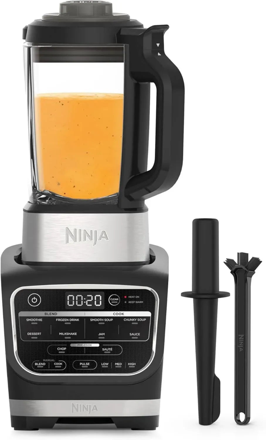 Blender Chauffant Ninja 1000W, 1,7L, Multi-Programmes, Noir