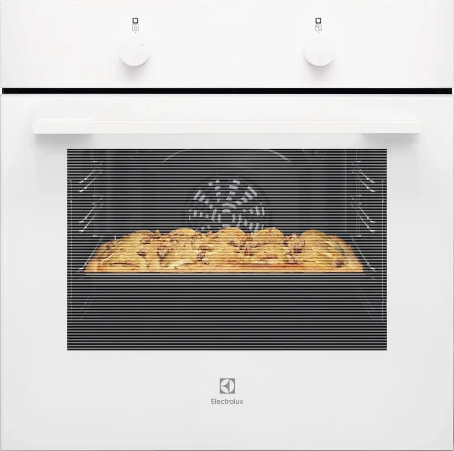 Four Electrolux 60 cm Multifonction avec AquaClean, Classe A, Blanc