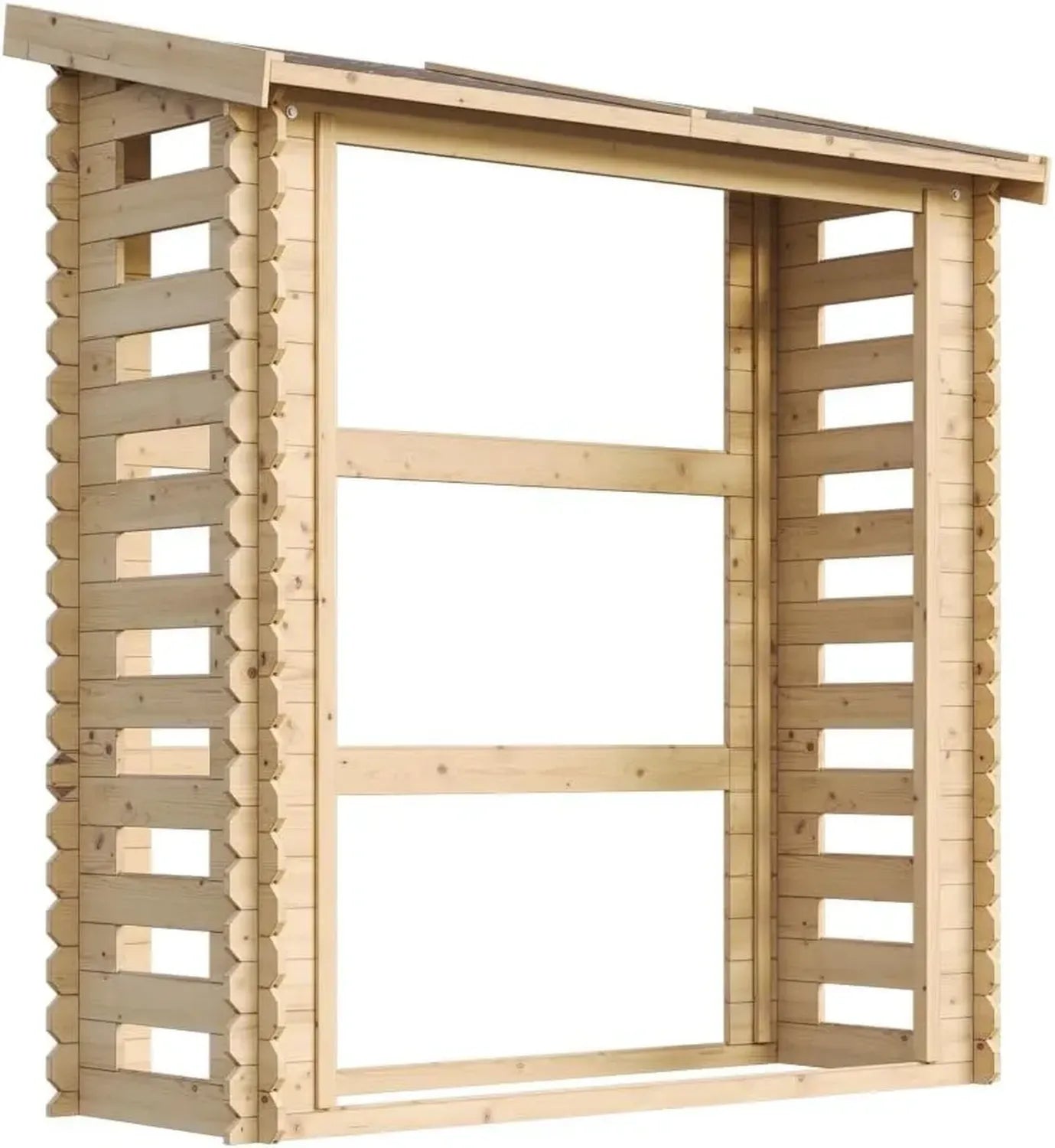 Abri à Bois TIMBELA M201 - Compact et Résistant pour Jardin, 0,9 m²