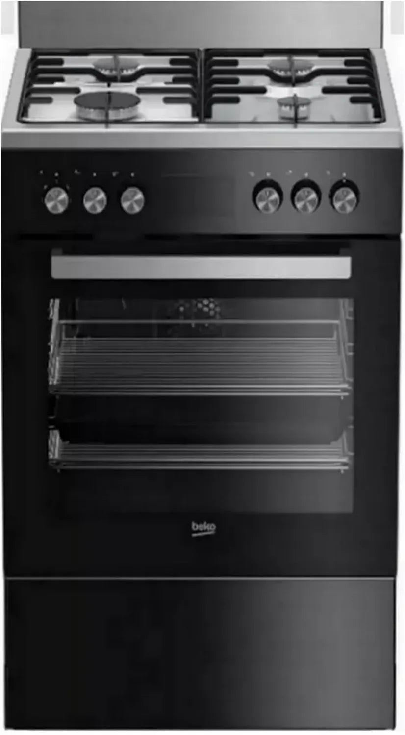 Cuisinière à Gaz BEKO FSG52010GBC - 50 cm, Four Intégré