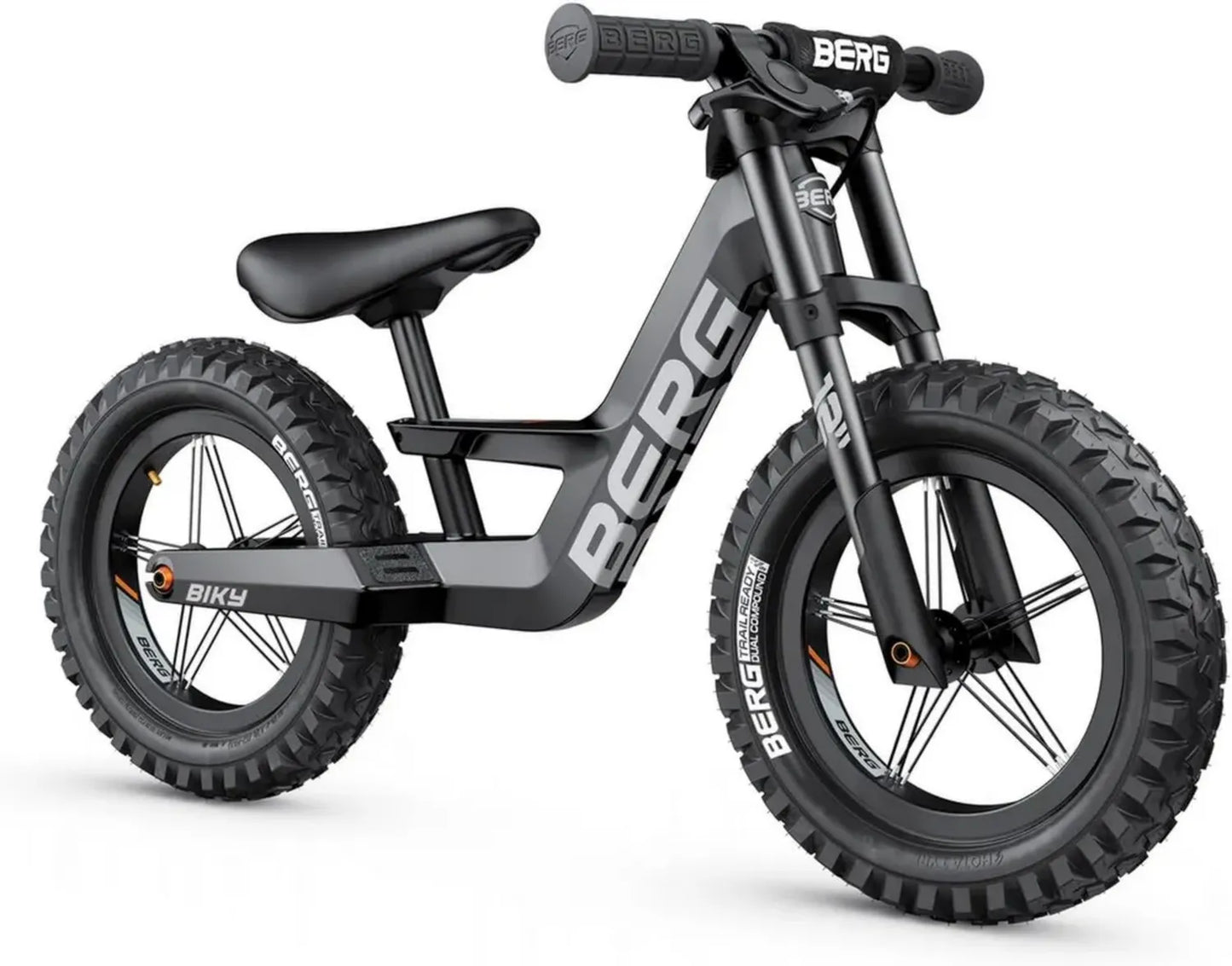 Berg Biky Cross Draisienne Enfant 2+ Ans, Roues 30 cm, Frein Manuel, Design Léger et Sécurisé, Réglable