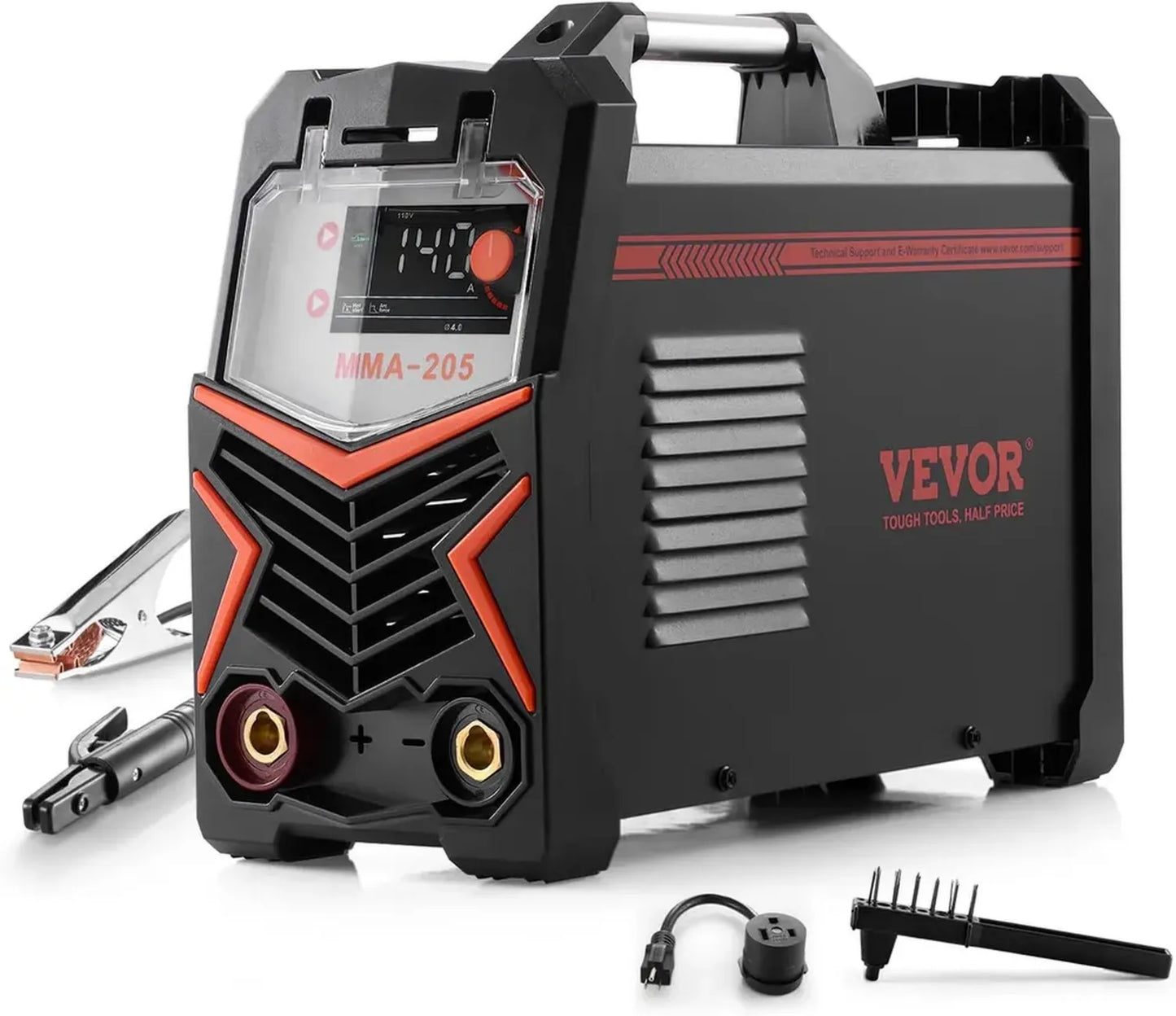 Machine à Souder 2 en 1 TIG/MMA 205A VEVOR, Écran LED, IGBT Inverter pour Réparations et Bricolage