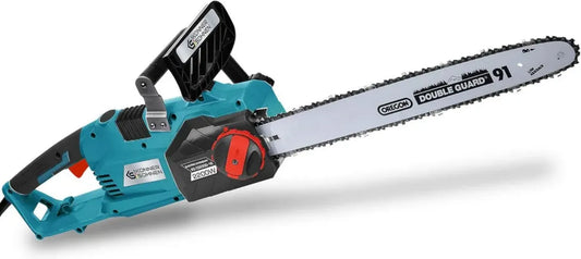 Scie Électrique 2200W, Lame 40 cm, Vitesse 14 m/s, Réglage Facile