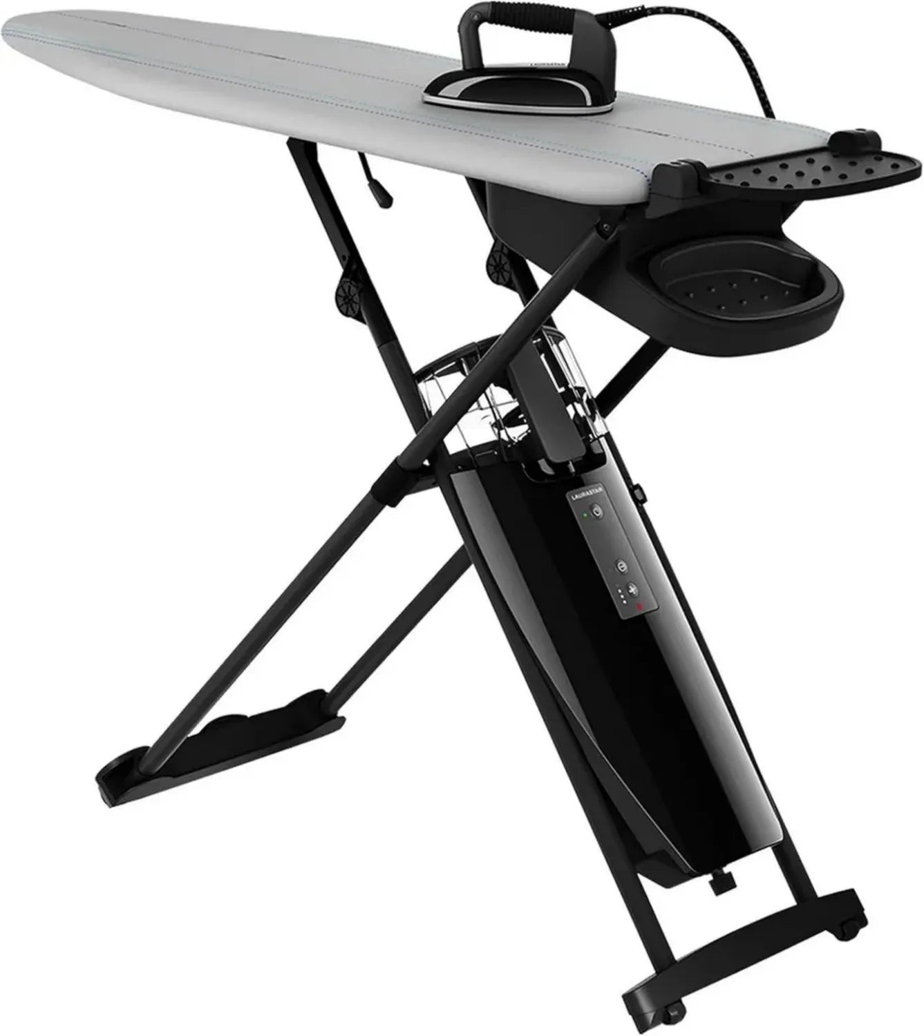 Laurastar Système de Repassage Intelligent avec Vapeur Professionnelle et Table Active, Hygiène Optimale, Semelle 3D, Vapeur Pulsée, Température Constante, Mobilité Facile, Réservoir Détachable