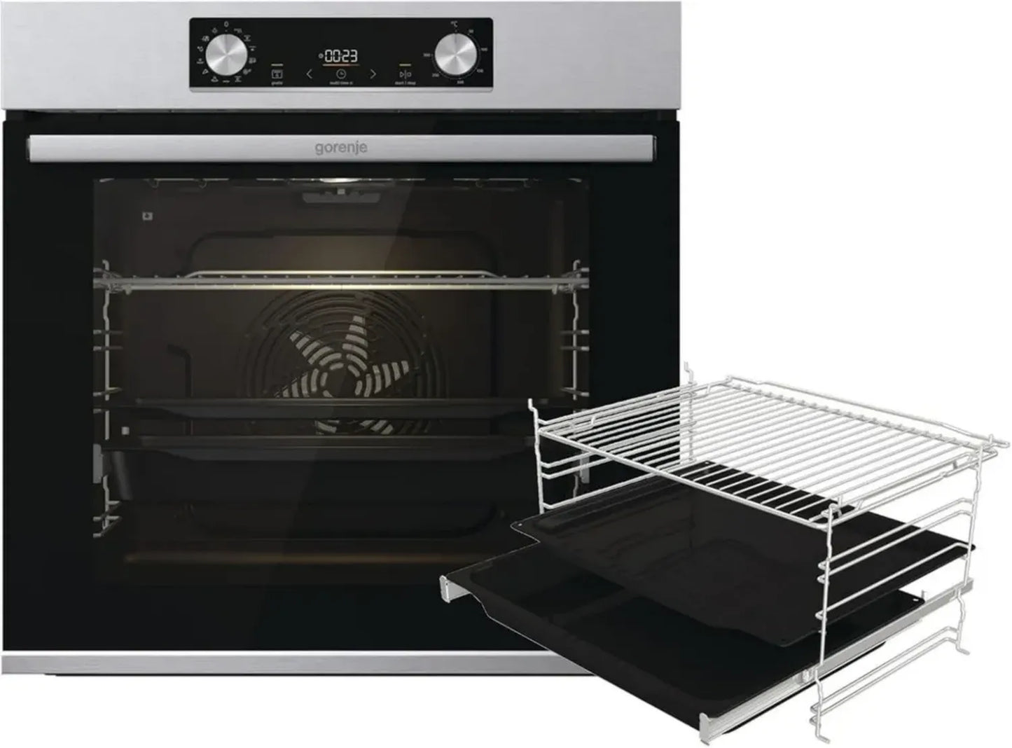 Four Encastrable Gorenje OptiBake 77L avec Pyrolyse et Air Fry