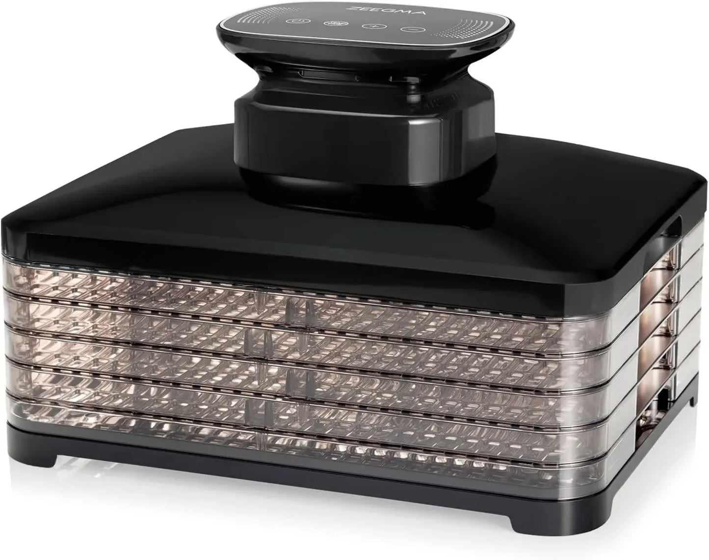 Déshydrateur Alimentaire Électrique ZEEGMA Dry Chef Pro, 400W, 5 Niveaux Amovibles, Température Réglable 35-70°C, Minuterie 72h, Écran LED