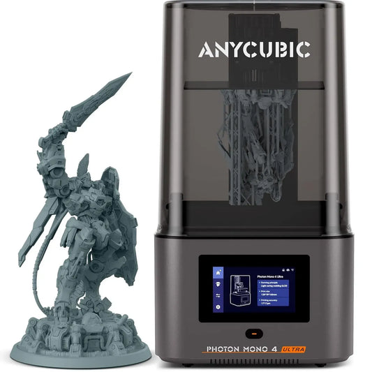 Imprimante 3D Résine ANYCUBIC Photon Mono 4 Ultra 10K, Écran HD 7'', Source COB, Impression Rapide 120mm/h, Détection Intelligente, 153,4x87x165 mm