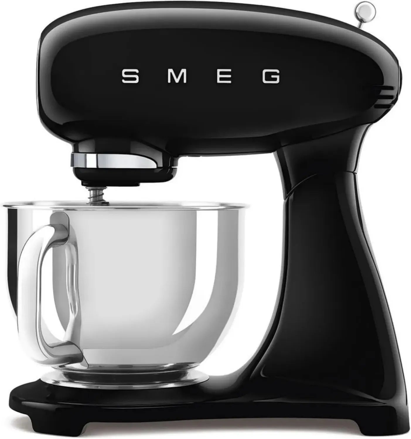 Robot Pâtissier Noir Smeg, 800W, Bol 4,8L, 10 Vitesses