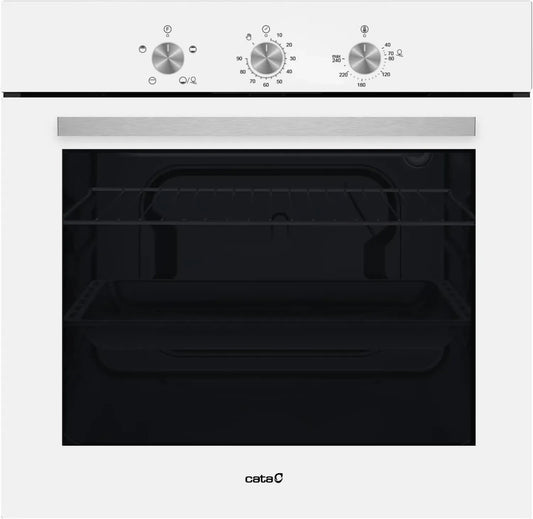 Four encastrable Cata SES 6204 WH, 66 L, 60 cm, Blanc, 4 fonctions