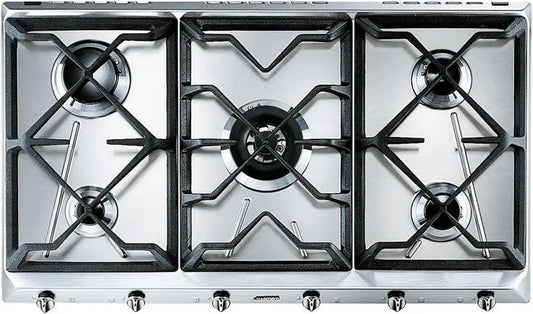 Plaque de Cuisson à Gaz Universelle en Acier Inoxydable SMEG SRV596GH5