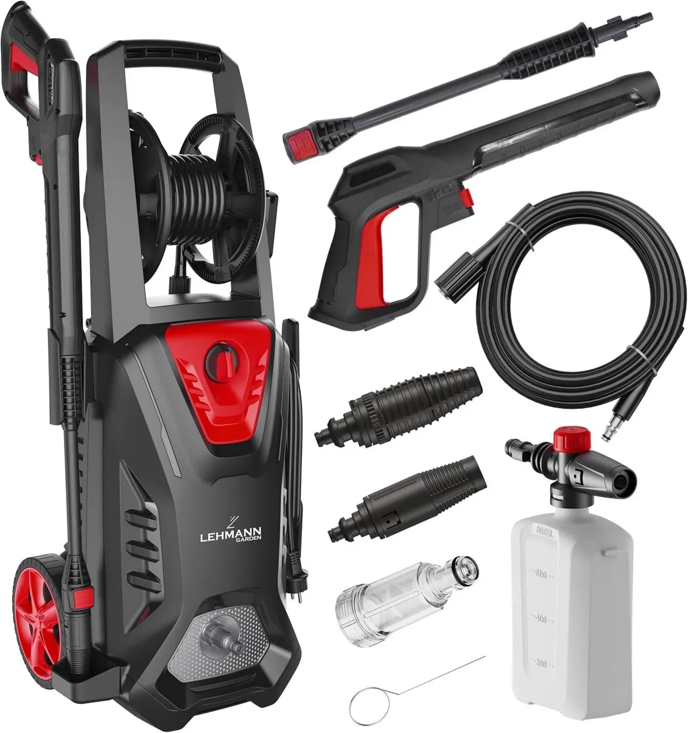 Nettoyeur Haute Pression LEHMANN Missouri 2200W, 240 Bar, 480 l/h avec Accessoires